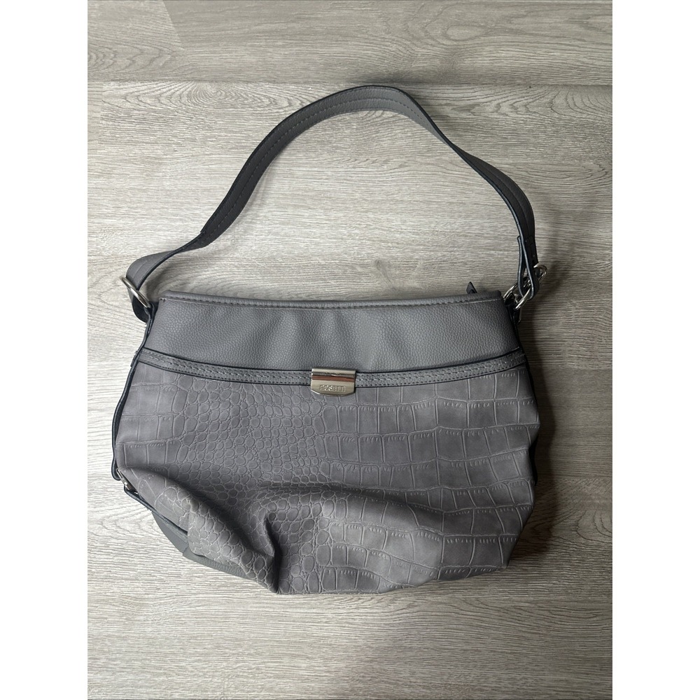 Rosetti Women's Gray Round About Convertible Shoulder Bag. Everyday Use Purse.